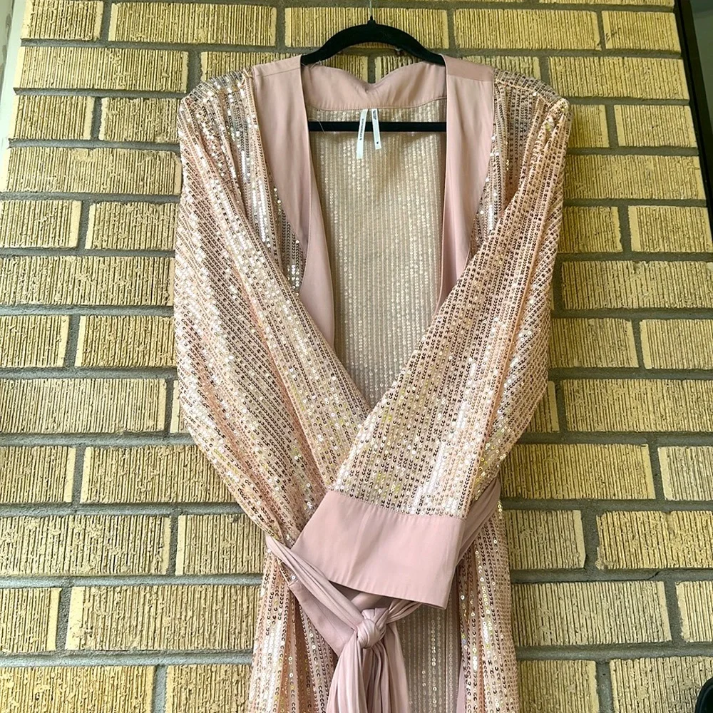 Anthropologie Sequin Robe, Size M/L (never worn) - Picture 3 of 6